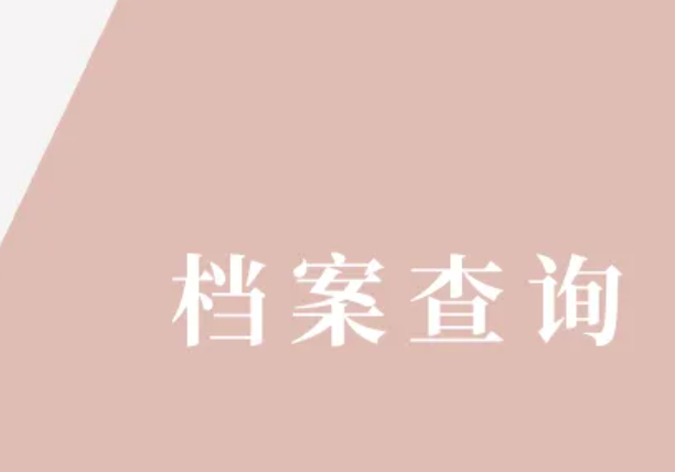 网上如何查询自己个人档案