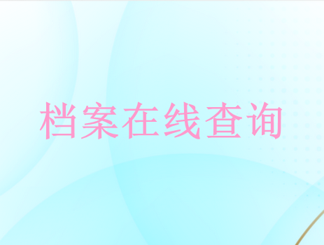 人才市场档案查询网查询入口